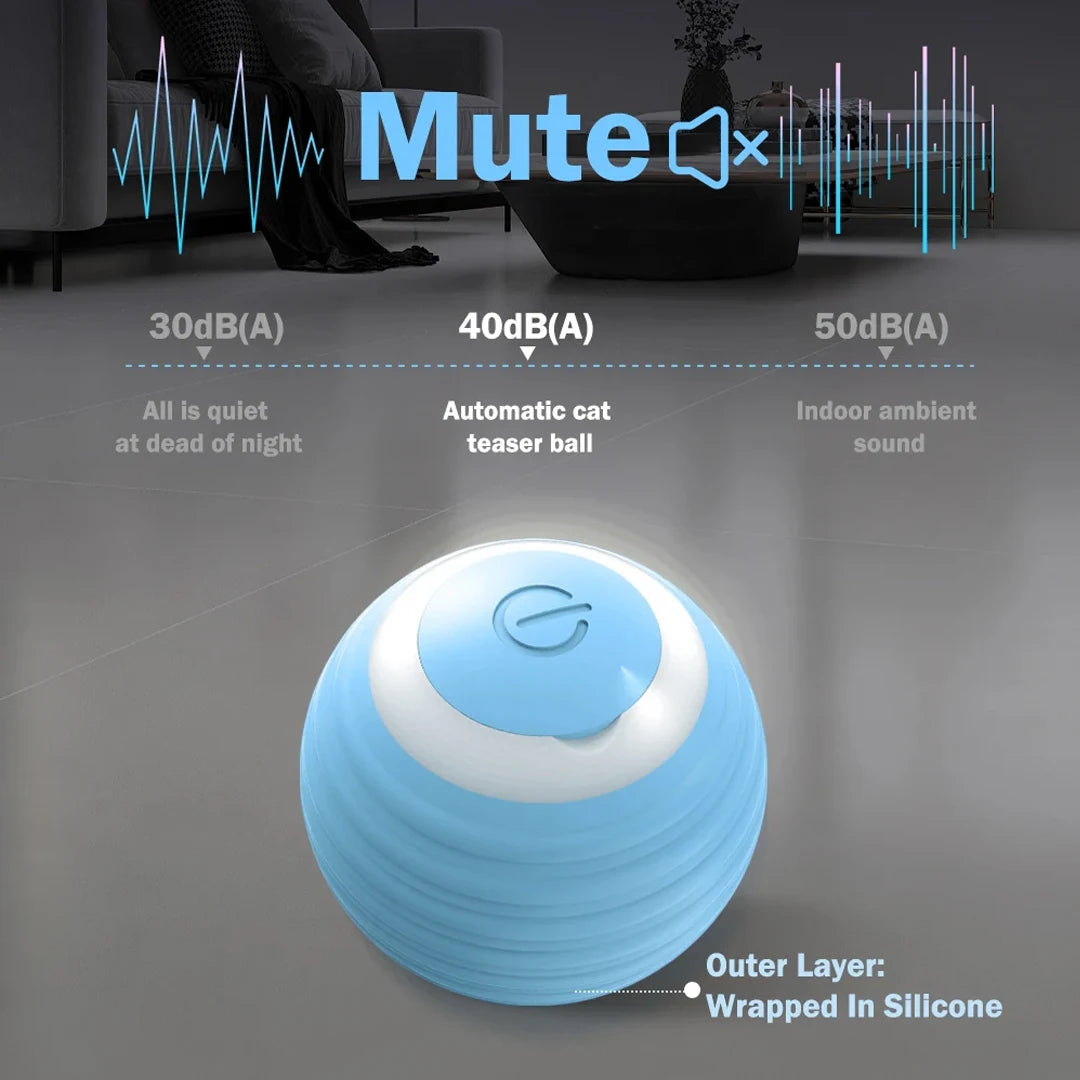 Smart Rolling Cat Ball – Automatic Interactive Toy for Active, Playful Cats