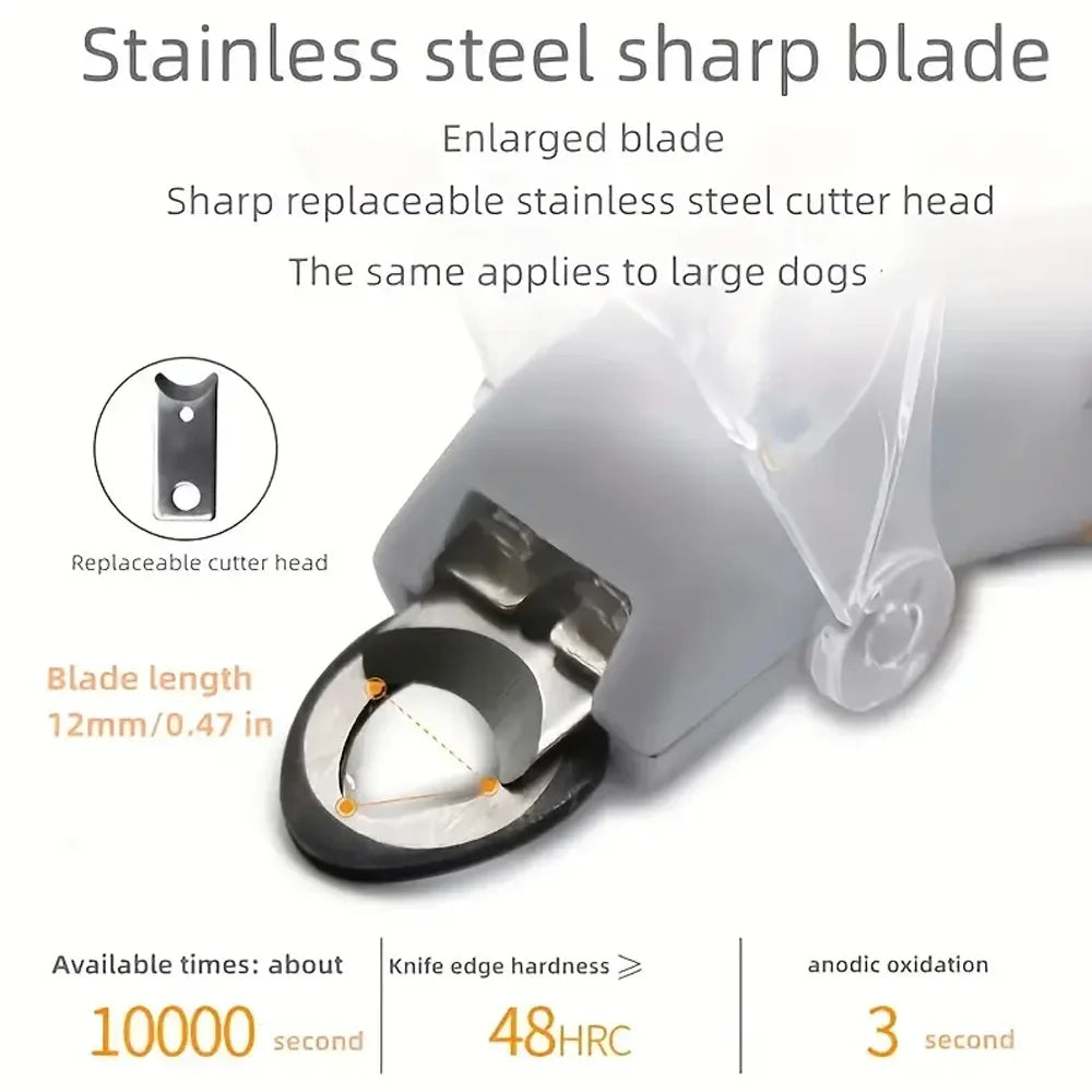 LED Pet Nail Clippers – See-Through-the-Nail Precision Trimming for Dogs & Cats