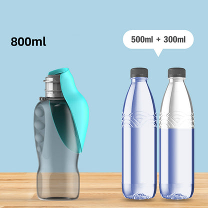 Foldable Travel Water Bottle – Portable Silicone Bowl & Dispenser for Dogs on the Go