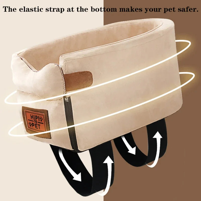 Portable Dog Car Seat & Travel Carrier – Safe, Cozy Rides for Small Dogs & Cats