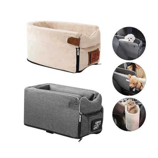 Portable Dog Car Seat & Travel Carrier – Safe, Cozy Rides for Small Dogs & Cats