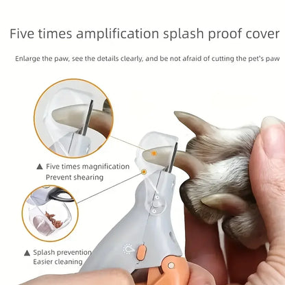 LED Pet Nail Clippers – See-Through-the-Nail Precision Trimming for Dogs & Cats